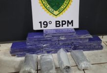 Passageiro é preso transportando mais de 12 quilos de drogas em táxi, em Guaíra