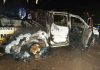 Grupo ataca posto policial, queima carros e deixa 3 mortos na fronteira