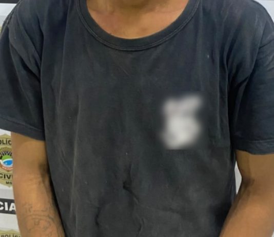 Suspeito é preso por tentativa de furto durante operação integrada da Polícia Militar em Naviraí