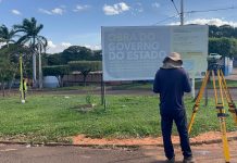 Itaipu realiza marcos geodésicos em Mundo Novo e Eldorado é a próxima; Naviraí e Itaquiraí já receberam serviço