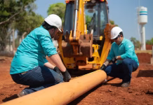 Naviraí e Eldorado avançam nas obras de esgotamento sanitário no 1º semestre de 2026