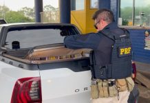 Veículo roubado carregado com cigarros é apreendido pela PRF em Guaíra