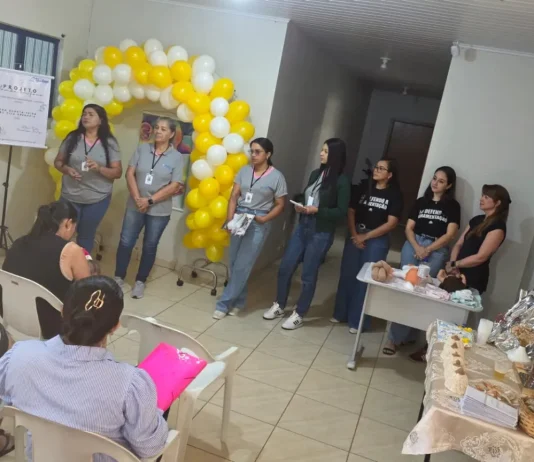 Prefeitura de Iguatemi promove palestra sobre aleitamento materno em alusão ao Agosto Dourado
