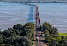 Entrada da Ponte Ayrton Senna, do lado de Mundo Novo, terá pare-e-siga das 19h (MS) até as 5h, informa a Motiva