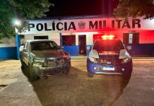Polícia Militar recupera Hilux furtada uma hora após o crime e prende suspeito em Eldorado