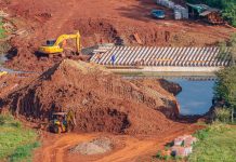 Guaíra constrói nova ligação entre São José e Vila Alta com ponte sobre o Córrego Carumbey