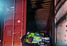Quase 7 toneladas de drogas são encontradas escondidas em contêiner na BR-163, em Guaíra