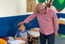 Prefeito Lídio visita escolas da rede municipal de Iguatemi e acompanha merenda e uniformes