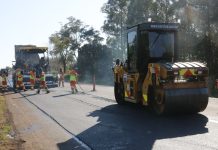 Obras na BR-163 têm ponto de pare-e-siga em Itaquiraí nesta terça-feira (19)