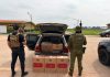 PF e BPFRON apreendem 17 caixas de cigarro paraguaio em Terra Roxa
