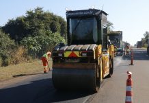 BR-163/MS tem obras em Itaquiraí e Eldorado nesta terça-feira (25) com sistema de pare-e-siga