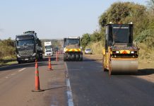 Obras na BR-163 provocam pare-e-siga em Mundo Novo e Itaquiraí nesta segunda-feira (31)