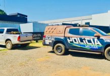 Polícia apreendeu Hilux roubada com motor adulterado na Estrada Velha em Iguatemi