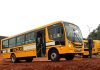 Ônibus do transporte escolar da prefeitura de Japorã passam por inspeção geral