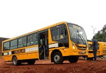 Ônibus do transporte escolar da prefeitura de Japorã passam por inspeção geral