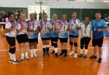 Melhor Idade de Iguatemi conquista vice-campeonato em torneio de vôlei adaptado em Sete Quedas