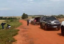 Corpo de homem é encontrado queimado e com marcas de facadas em Itaquiraí