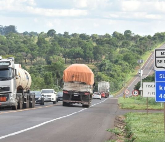 ANTT autoriza pontos de ônibus em trecho de quase 300 km da BR-163 entre Eldorado e Nova Alvorada do Sul