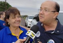 Candidato a reeleição, vice-governador visita região e promete asfalto Japorã a Mundo Novo e 100% de pavimentação nas cidades