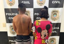 Polícia Civil prende casal por tráfico de drogas durante cumprimento de mandado em Eldorado