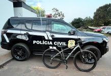 Polícia Civil prende dois homens por furto e receptação e recupera bicicleta avaliada em R$ 2 mil em Naviraí