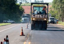 BR-163 tem pare-e-siga em Itaquiraí no km 79 e em Mundo Novo no km 18 nesta terça