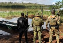 Operação conjunta apreendeu 337 kg de agrotóxico contrabandeado em Guaíra
