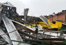 Temporal com ventos acima de 100 km/h causa destruição no Cone Sul de MS e Oeste do Paraná