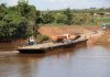 Balsa do Rio Piquiri segue interditada após elevação do nível da água no Paraná