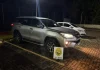 Duas caminhonetes furtadas são recuperadas pela PM de Guaíra durante a madrugada