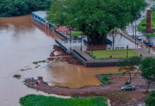 Elevação do Lago de Itaipu provoca alagamentos em Guaíra e preocupa moradores da região ribeirinha