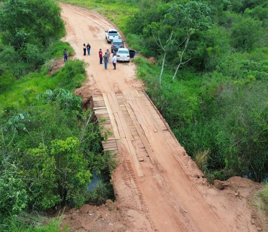 Com investimento de R$ 1 milhão, Mundo Novo terá nova ponte de concreto na estrada Santo Garcia