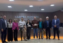 Câmara de Iguatemi homenageia equipe por atendimento a vítimas de acidente na BR-156