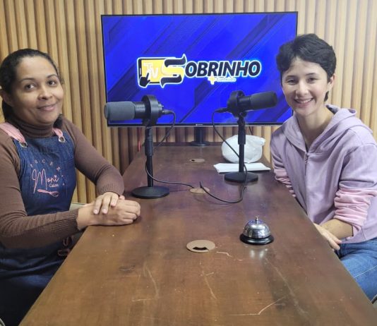 Podcast Rádio Sobrinho, com confeiteira de Mundo Novo