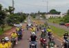 Carreata em apoio a Flávio Bolsonaro movimentou Mundo Novo na véspera das eleições