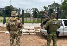 BPFRON e Polícia Federal apreendem 260 kg de agrotóxicos e cigarros contrabandeados em Guaíra
