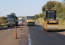 BR-163 tem pare-e-siga em Naviraí nesta sexta (30); veja pontos de obras no MS