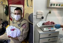 Bombeiros realizam parto de emergência em sofá de residência em Naviraí