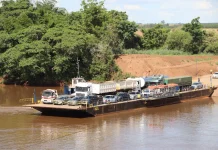 Balsa do Rio Piquiri tem travessia paralisada e DNIT orienta desvio por Terra Roxa na BR-272